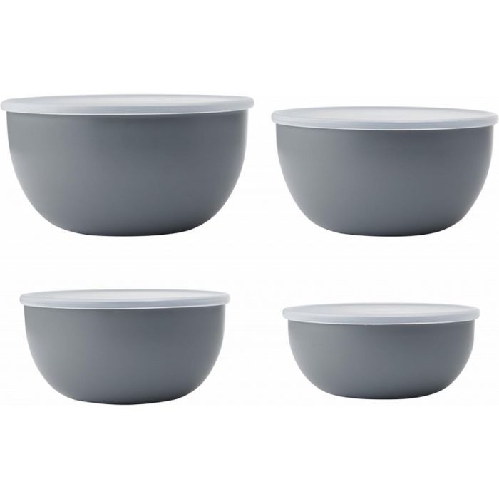 Миска KitchenAid Coreline, набір 4 шт, з кришкою, сірий (KQG176OSCGG) зображення 2