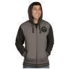 Кофта Jinx Overwatch Founding Member Varsity Zip-up Gunmetal Heather/Charcoal Heather XL (JINX-7507XL)