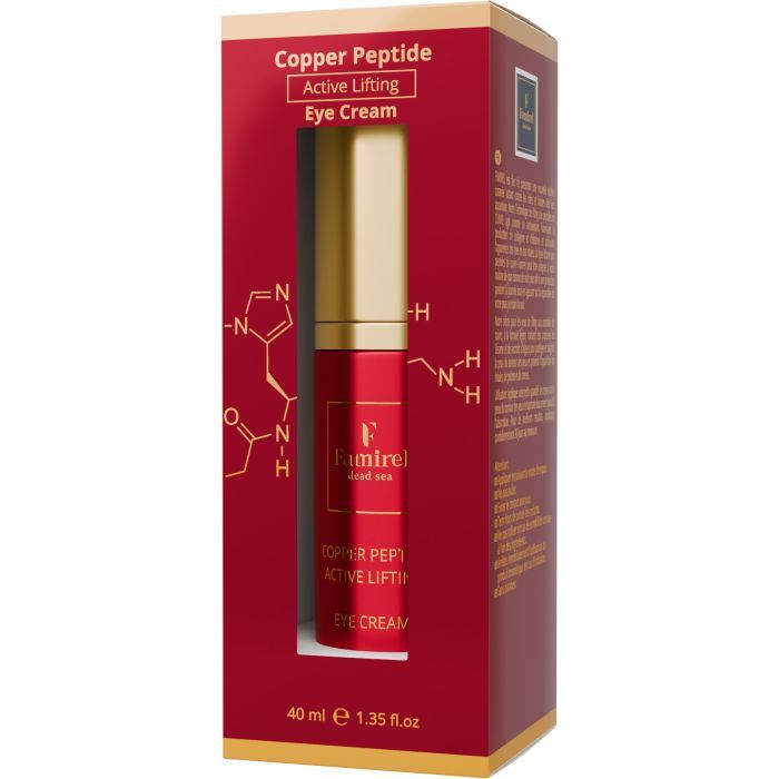Крем для кожи вокруг глаз Famirel Copper Peptide Active Lifting Eye Cream Лифтинг-актив с пептидами 40 мл (7290114085267) изображение 2