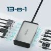Концентратор Promate USB Hub 13 ports versahub-mst.grey (versahub-mst.grey) зображення 3