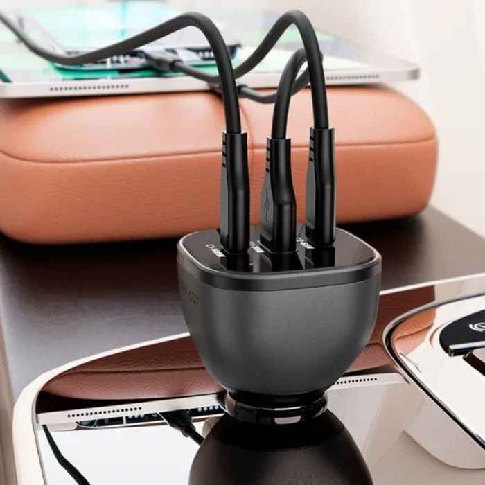 Зарядное устройство Acefast 3xUSB 165W (2xUSB-C + USB-A) B14 (6974316282938) изображение 5