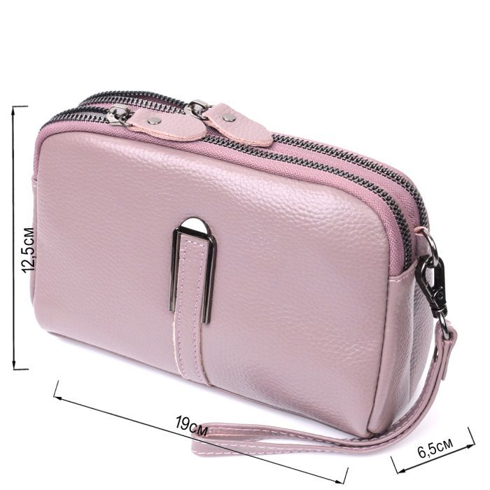 Сумка Vintage Из натуральной кожи Фиолетовая (22279) изображение 3