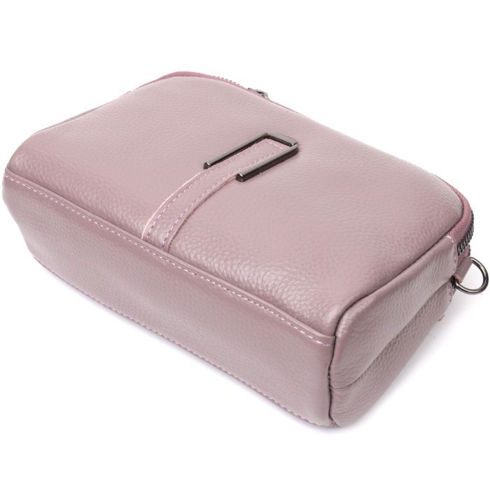 Сумка Vintage Из натуральной кожи Фиолетовая (22279) изображение 5