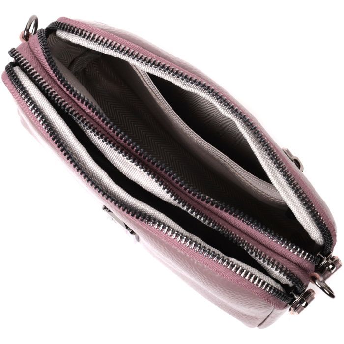 Сумка Vintage Из натуральной кожи Фиолетовая (22279) изображение 7