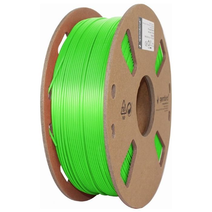 Пластик для 3D-принтера Gembird PLA+, 1.75 мм, 1 kg, gray (3DP-PLA+1.75-02-GR)