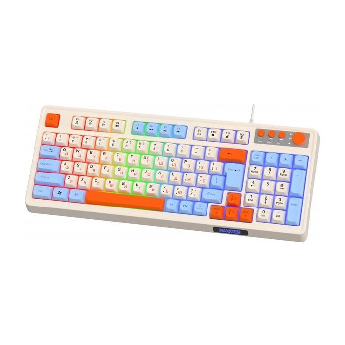 Клавіатура Maxxter KBG-3C01-UA USB UA (KBG-3C01-UA) зображення 2