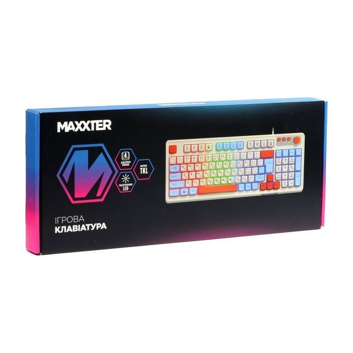 Клавіатура Maxxter KBG-3C01-UA USB UA (KBG-3C01-UA) зображення 5