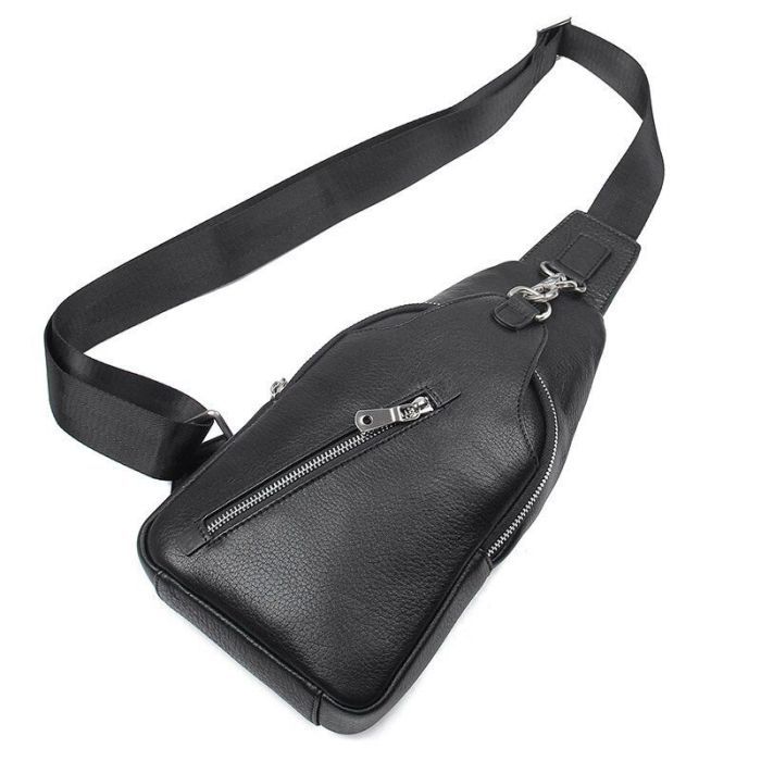 Сумка Vintage Флотар через плечо Черная (14973) изображение 5