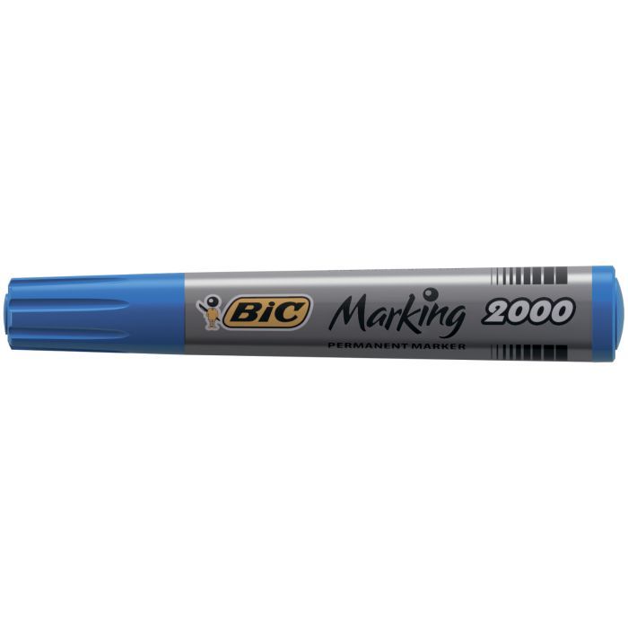 Маркер Bic перманентный, синий (bc8209143)
