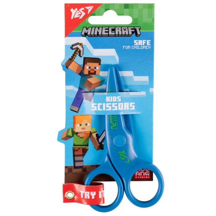 Ножницы Yes Minecraft 10,8 см безопасные пластиковые (480450) изображение 3