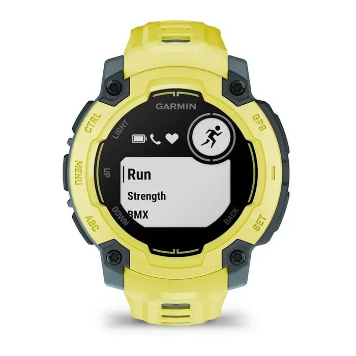 Смарт-годинник Garmin Instinct E, 45 mm, ElectricLimeBezel w/ ElectricLimeBand, GPS смарт-годинник (010-02933-01) зображення 2