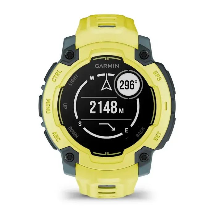 Смарт-годинник Garmin Instinct E, 45 mm, ElectricLimeBezel w/ ElectricLimeBand, GPS смарт-годинник (010-02933-01) зображення 3