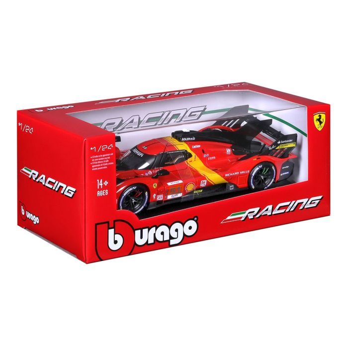 Машина Bburago Ferrari 499P LMH (124) (18-26309) изображение 2