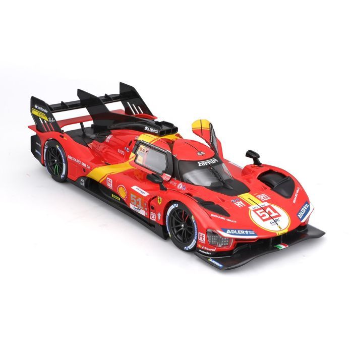 Машина Bburago Ferrari 499P LMH (124) (18-26309) изображение 7