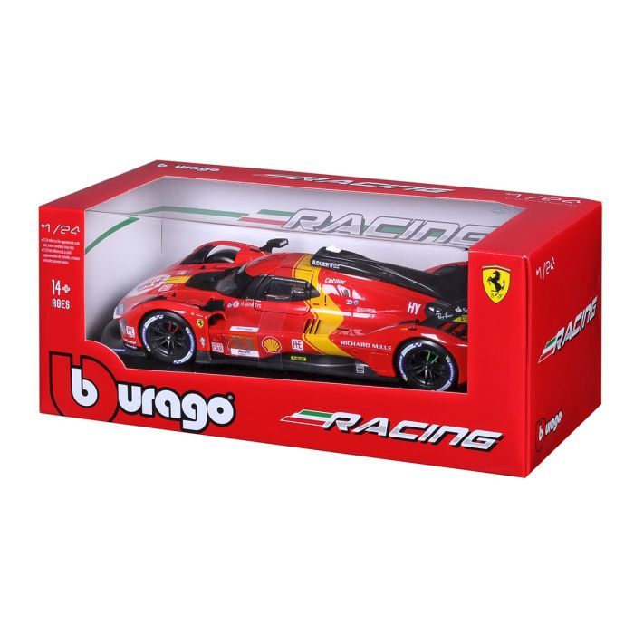 Машина Bburago Ferrari 499P LMH (124) (18-26309) изображение 9