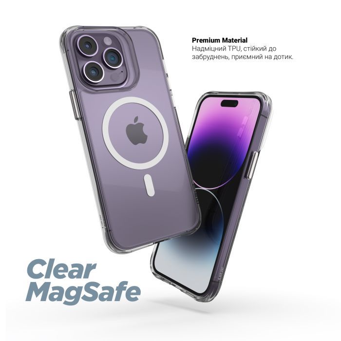 Чехол для мобильного телефона Armorstandart Clear Magsafe Apple iPhone 16e Transparent (ARM83849) изображение 2