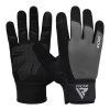 Перчатки для фитнеса RDX W1 Full Finger Plus Grey S (WGA-W1FG-S+)