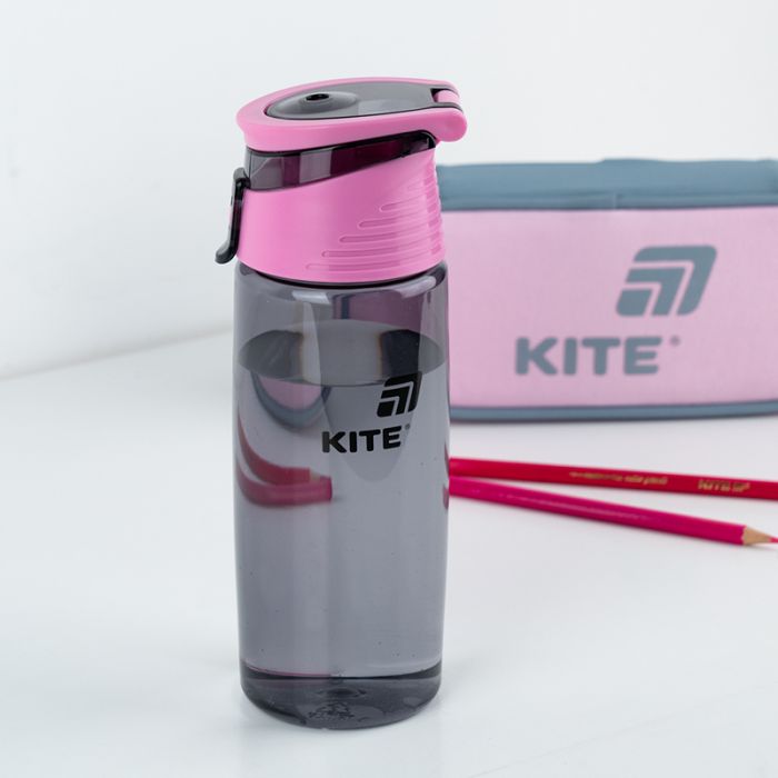 Поїльник-непроливайка Kite 550 мл, сіра (K25-401-1) зображення 3