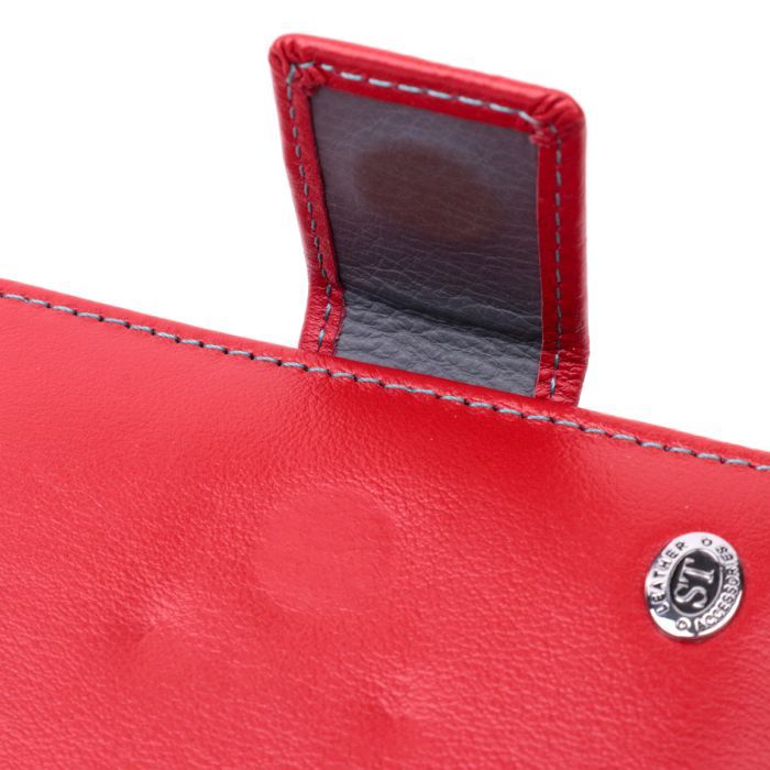 Кошелек ST Leather Из натуральной кожи Красный (19437) изображение 5