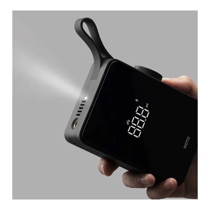 Автомобильный компрессор Xiaomi HOTO Portable Electric Tire Inflator (QWCQB001) изображение 4