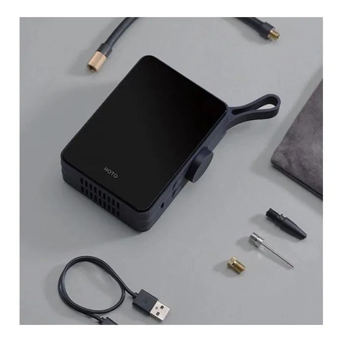 Автомобильный компрессор Xiaomi HOTO Portable Electric Tire Inflator (QWCQB001) изображение 6