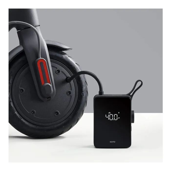 Автомобильный компрессор Xiaomi HOTO Portable Electric Tire Inflator (QWCQB001) изображение 7