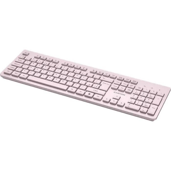 Клавиатура Canyon HKB-W01 Silent Wireless UA Blue (CNS-HKBW01BL) изображение 2