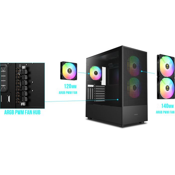 Корпус Gamdias TALOS M3 MESH (4711514500899) зображення 10