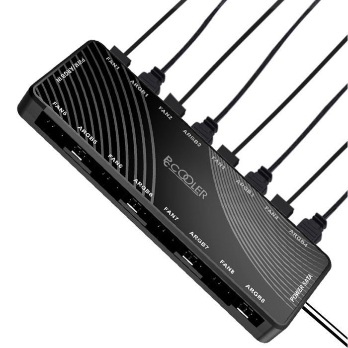 Модуль управления подсветкой PcCooler ARGB Hub-H01 изображение 6