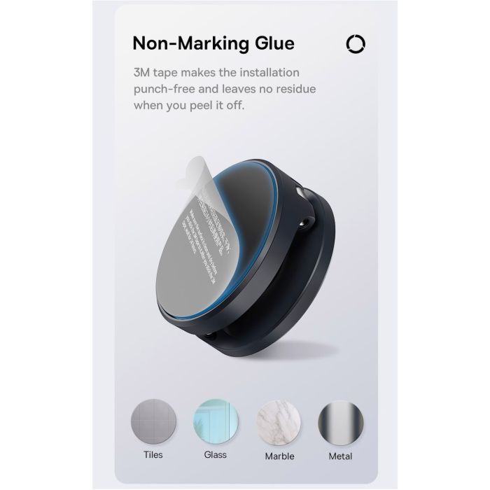 Универсальный автодержатель Baseus MagPro Magnetic Foldable Phone Mount Cluster Black (B10564101121-00) изображение 12