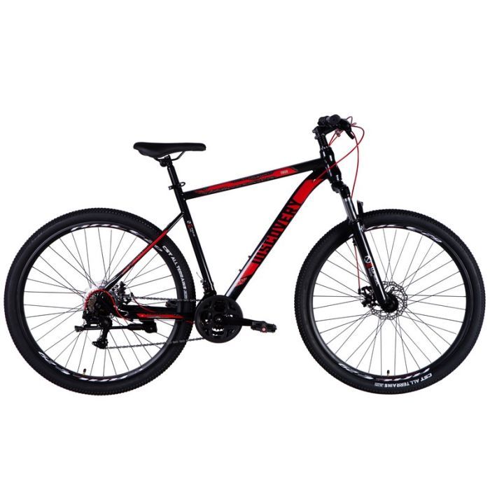 Велосипед Discovery 29" TREK DD рама-21" ST 2025 чорно-червоний (OPS-SP-29-083)