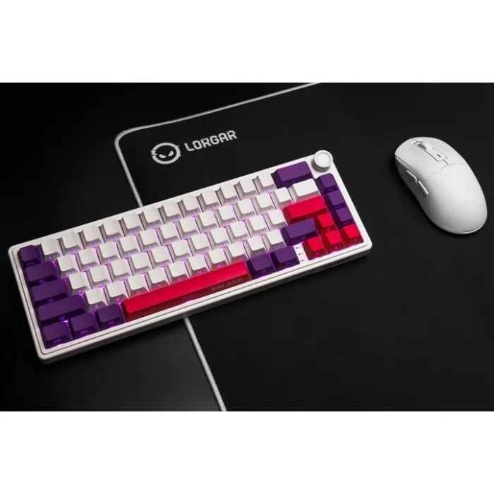 Клавиатура Lorgar KBP70MW Pro RGB Wireless/Bluetooth/USB UA White (LRG-KBP70MW-WH-US) изображение 11