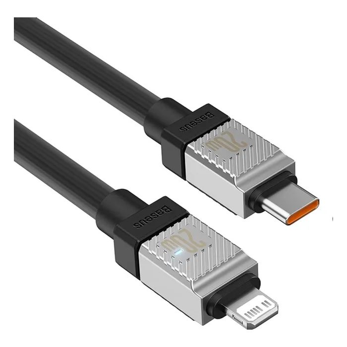 Дата кабель USB-C to Lightning 2.0m CoolPlay Fast Charging 20W white Baseus (CAKW000102) зображення 4