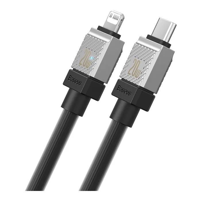 Дата кабель USB-C to Lightning 2.0m CoolPlay Fast Charging 20W white Baseus (CAKW000102) зображення 5
