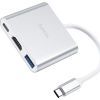 Концентратор HOCO USB-C to USB3.0+HDMI+PD HB14 Silver (6931474725790) зображення 2