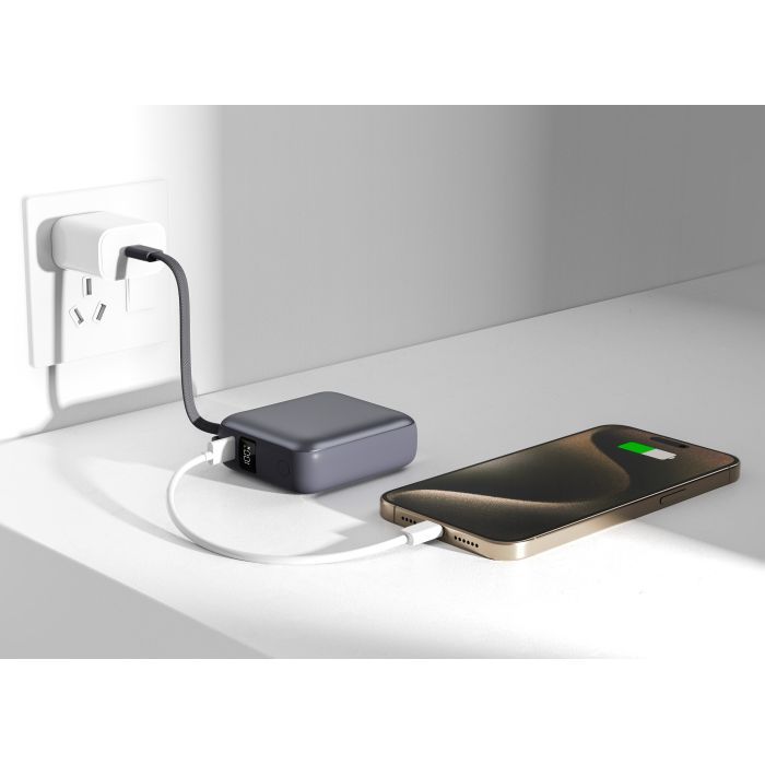 Батарея универсальная Vinga 10000 mAh 35W Display Cable (VPBB1035C) изображение 5