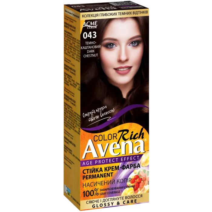 Фарба для волосся Acme Color Avena Rich Color Стійка 057 - Натуральна кава (4823115502582)