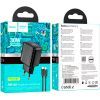 Зарядное устройство HOCO CS22A Value USB-C PD30W + cable USB-C to USB-C Black (6942007609937) изображение 6