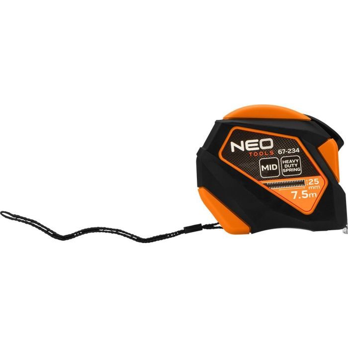 Рулетка Neo Tools 7.5мx25мм, с фиксатором сматывания, магнит (67-234) изображение 7