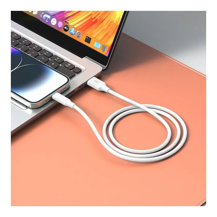 Дата кабель USB 2.0 AM to USB-C 1.0m black XO (NB265-AC.black) зображення 2