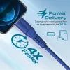 Дата кабель USB-C to Lightning 2.0m 3A PowerLink-200 blue Promate (powerlink-200.blue) изображение 7