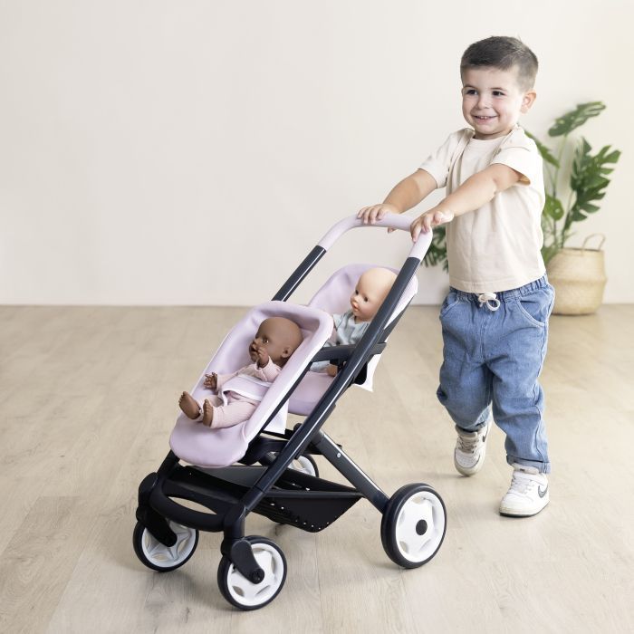 Коляска для ляльок Smoby для двійнят Maxi-Cosi Рожева перлина, 54 х 38, 5 х 64 см, 3+ (7600253221) зображення 3