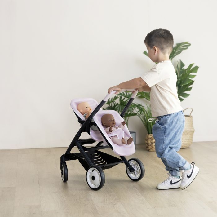 Коляска для ляльок Smoby для двійнят Maxi-Cosi Рожева перлина, 54 х 38, 5 х 64 см, 3+ (7600253221) зображення 4