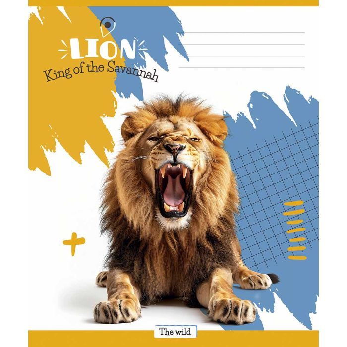 Тетрадь Школярик King of the Tropics 18 листов линия (018-3421L) изображение 3