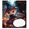 Зошит Школярик Gothic cats 18 аркушів клітинка (018-3531K) зображення 5