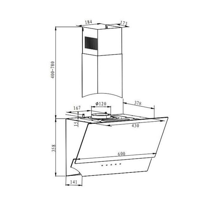 Вытяжка кухонная Hansa OKP6547SH изображение 9