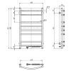 Полотенцесушитель Navin Камелія 480x800 (12-007030-4880) изображение 5