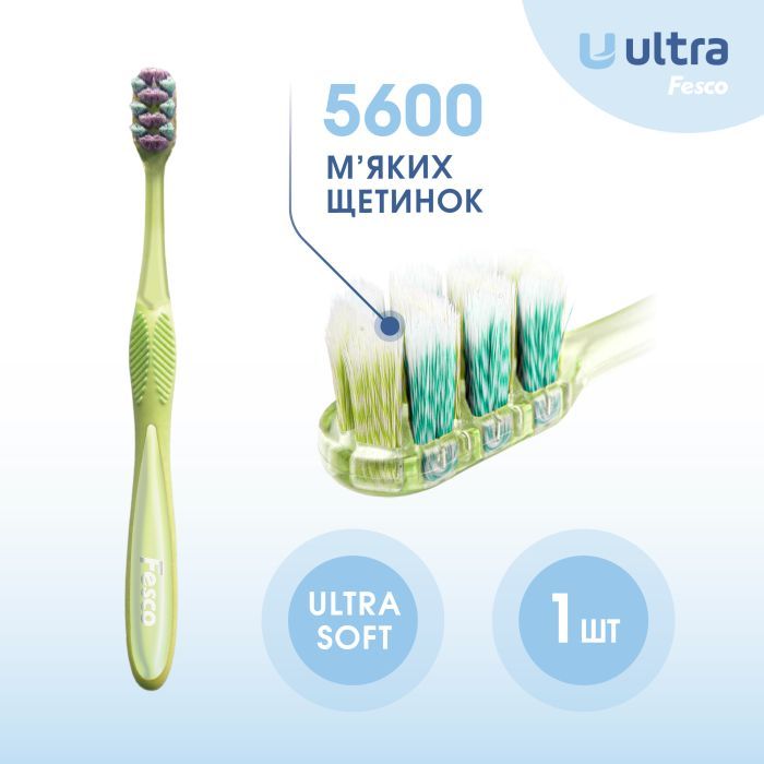 Зубна щітка Fesco Ultra Multi Brush Soft Фіолетова (4820204702106) зображення 3