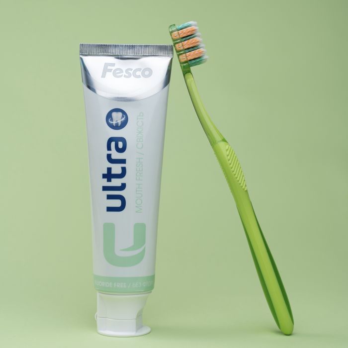 Зубна щітка Fesco Ultra Multi Brush Soft Фіолетова (4820204702106) зображення 7