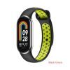 Ремінець до фітнес браслета BeCover Vents Style для Xiaomi Mi Smart Band 8 Black-Green (709416)